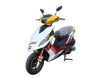 Cina motor gas skuter 125cc 150cc GY6 mesin 152QMI 157QMJ alloy wheel bodi plastik putih dan kuning pemasok