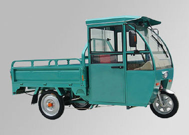 Cina Freight Transport 3 Wheel Electric Cargo Bike 48V 800W Motor Green Steel Body pemasok