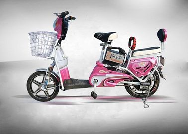 Cina Model busana berwarna pink Electric Bike Moped Scooter, Skuter Moped Listrik Untuk Orang Dewasa pemasok